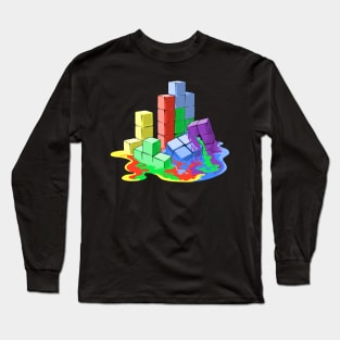 Melting Blocks Long Sleeve T-Shirt